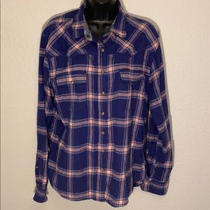 Purple and pink plaid shirt by Jachs Girlfriend